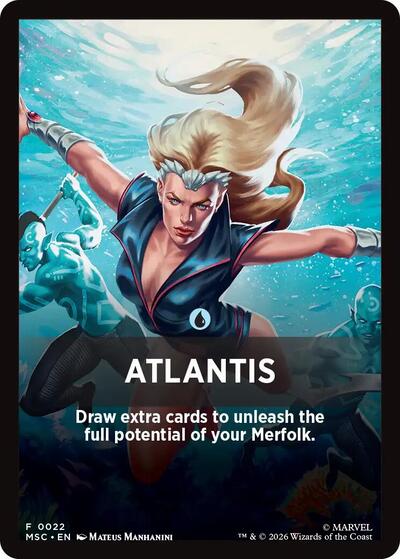 Atlantis Theme Card