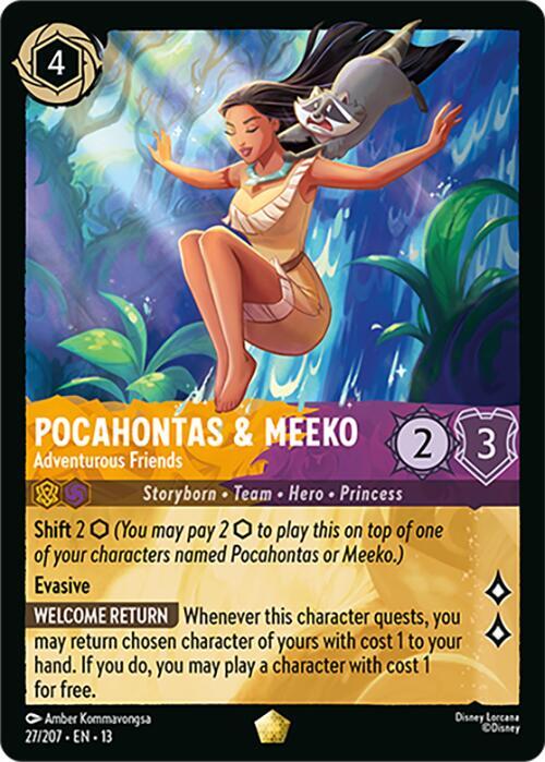 Pocahontas & Meeko — Adventurous Friends