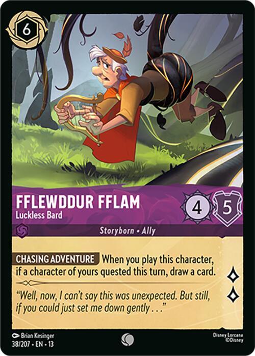 Fflewddur Fflam — Luckless Bard