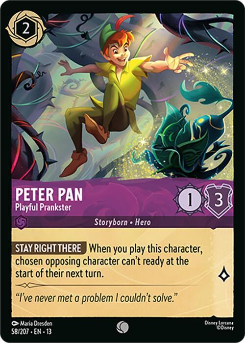 Peter Pan — Playful Prankster