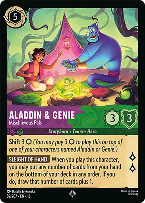 Aladdin & Genie — Mischievous Pals