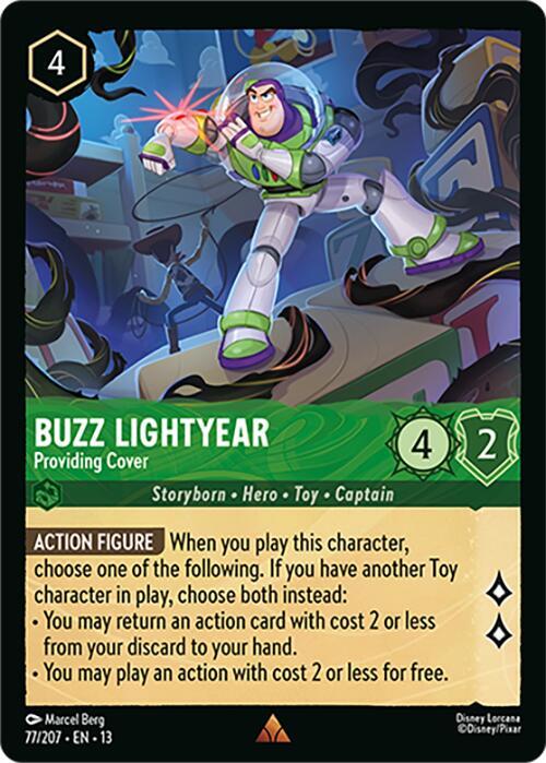 Buzz Lightyear — Providing Cover