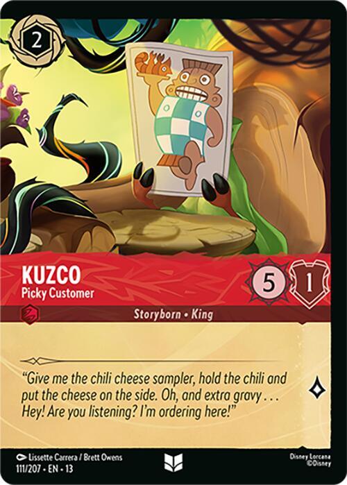 Kuzco — Picky Customer (Foil)