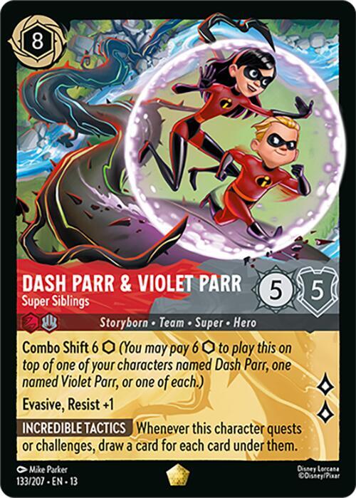 Dash Parr & Violet Parr — Super Siblings