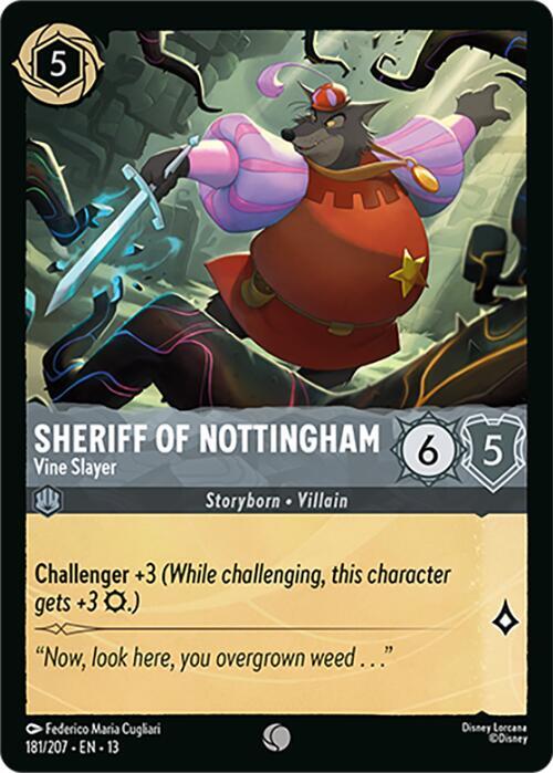 Sheriff of Nottingham — Vine Slayer