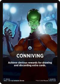 Commander: Marvel Super Heroes Conniving Theme Card #24