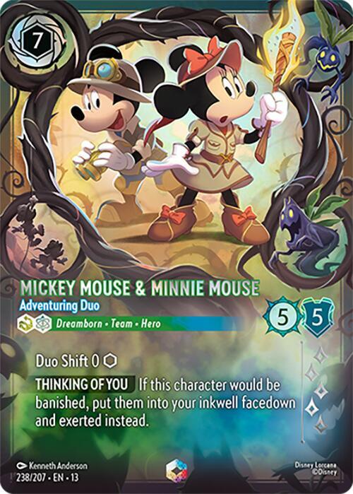 Mickey Mouse & Minnie Mouse — Adventuring Duo (Enchanted)