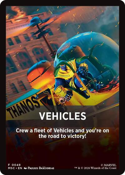 Vehicles Theme Card