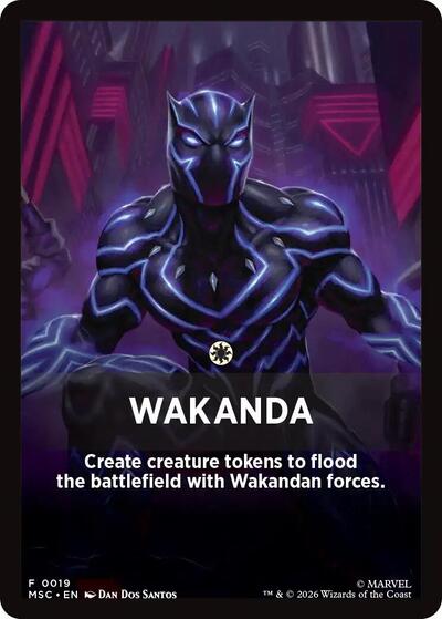 Wakanda Theme Card