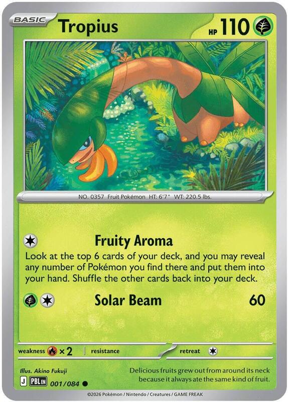 Tropius 001/084 from ME05: Pitch Black