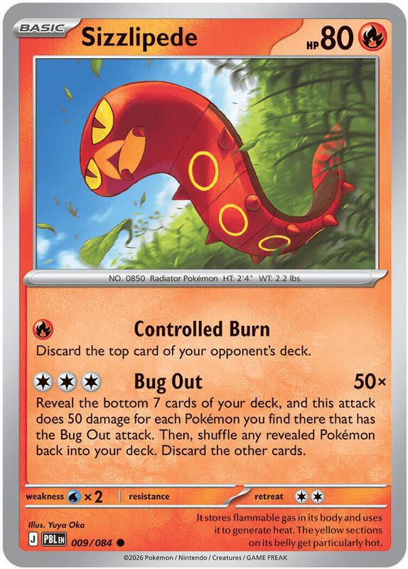 Sizzlipede 009/084 from ME05: Pitch Black