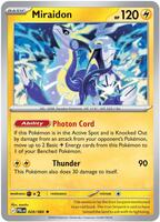 Miraidon #28 from Pokemon Pitch Black set