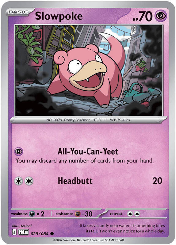 Slowpoke 029/084 from ME05: Pitch Black