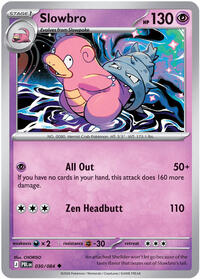 Slowbro #030/084 from ME05: Pitch Black pre-release Pokemon card image