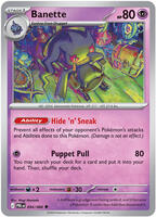 Banette #34 from Pokemon Pitch Black set