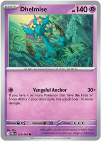 Dhelmise #039/084 from ME05: Pitch Black pre-release Pokemon card image