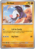 Drilbur #46 from Pokemon Pitch Black set