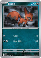 Nickit #53 from Pokemon Pitch Black set