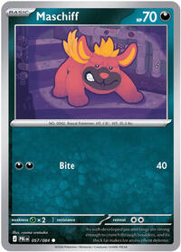 Maschiff #057/084 from ME05: Pitch Black pre-release Pokemon card image