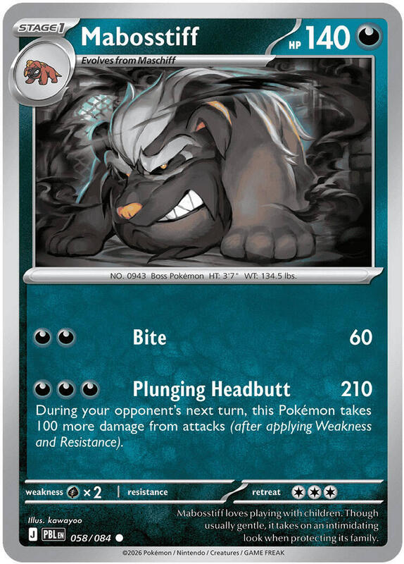 Mabosstiff 058/084 from ME05: Pitch Black