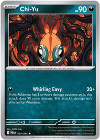 Chi-Yu #059/084 from ME05: Pitch Black pre-release Pokemon card image