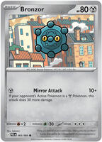 Bronzor #63 from Pokemon Pitch Black set