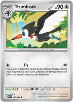 Trumbeak #67 from Pokemon Pitch Black set