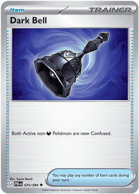 Dark Bell #075/084 from ME05: Pitch Black pre-release Pokemon card image
