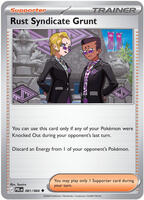 Rust Syndicate Grunt #81 from Pokemon Pitch Black set
