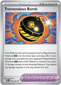 Tremendous Bomb #082/084 from ME05: Pitch Black pre-release Pokemon card image