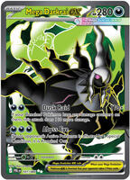Mega Darkrai ex #101 from Pokemon Pitch Black set