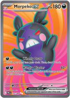 Morpeko ex #102 from Pokemon Pitch Black set
