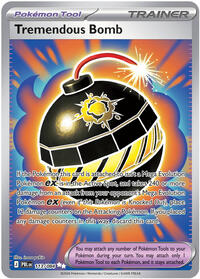 Tremendous Bomb #113/084 from ME05: Pitch Black pre-release Pokemon card image