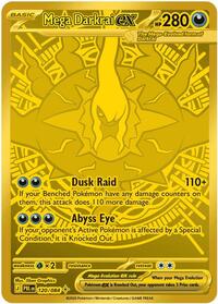 Mega Darkrai ex #120/084 from ME05: Pitch Black pre-release Pokemon card image