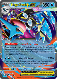 Mega Greninja ex - 081 #022/086 from ME: Mega Evolution Promo Pokemon card image