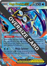 Mega Greninja ex - 081 #022/086 from Jumbo Cards Pokemon card image
