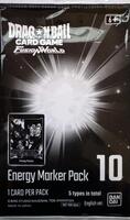 Energy Marker Pack 10 - Fusion World Energy Markers - Dragon Ball