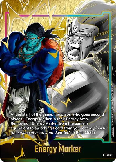 Energy Marker (E-146) (Gold) Fusion World Energy Markers None Dragon Ball card — value and price