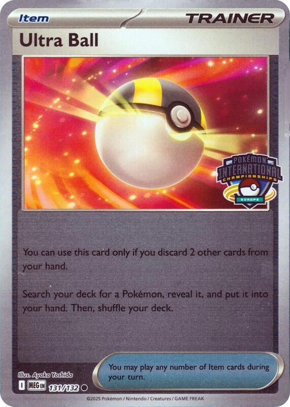 Ultra Ball - European International Championship 131/132 from League & Championship Cards