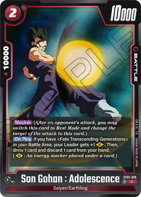 Son Gohan : Adolescence