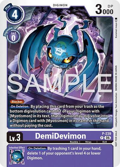 DemiDevimon (Official Store Tournament 2026 Vol. 3 Participant) Digimon Promotion Cards Promo Digimon card — value and price
