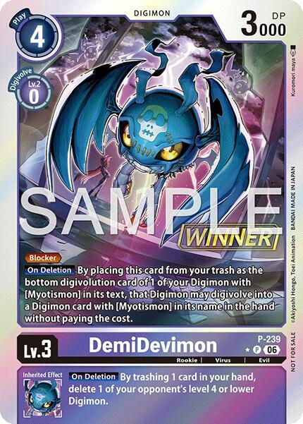 DemiDevimon (Official Store Tournament 2026 Vol. 3 Winner)