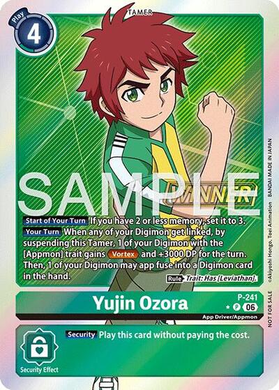 Yujin Ozora (Official Store Tournament 2026 Vol. 3 Winner) card