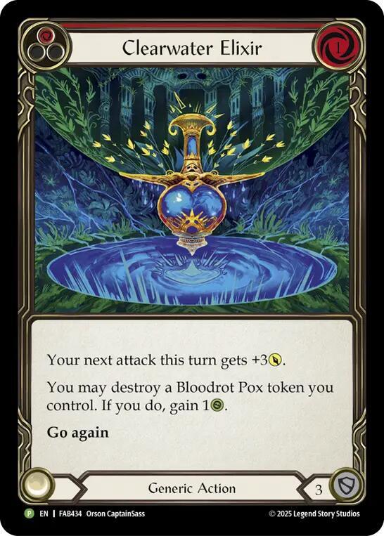 Clearwater Elixir - FAB434 - Flesh and Blood: Promo Cards - Flesh