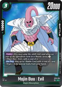 Majin Buu : Evil - ST01-034 - Dragon Ball Super: Fusion World Story Booster 01 trading card
