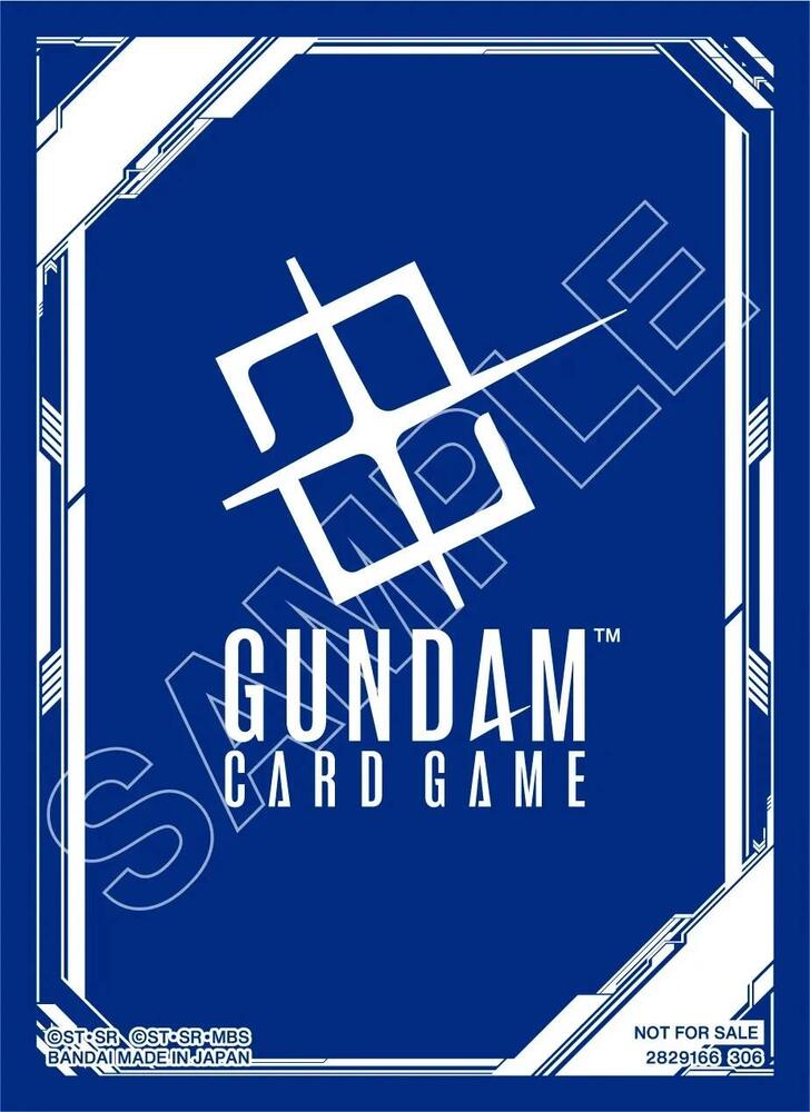 Gundam Card Game Official Resource Sleeves - Blue (10-Pack