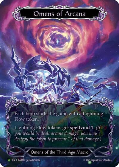 Omens of Arcana (Marvel) - FAB467 Flesh and Blood: Promo Cards Marvel Flesh and Blood card — value and price