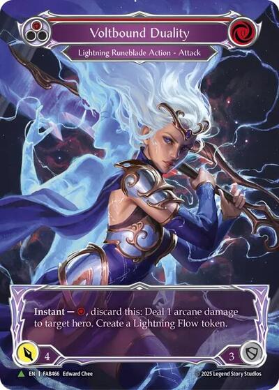 Voltbound Duality (Marvel) - FAB466 Flesh and Blood: Promo Cards Marvel Flesh and Blood card — value and price