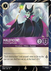 Maleficent - Exultant Spellcaster - Disney Lorcana Disney Lorcana Promo Cards trading card