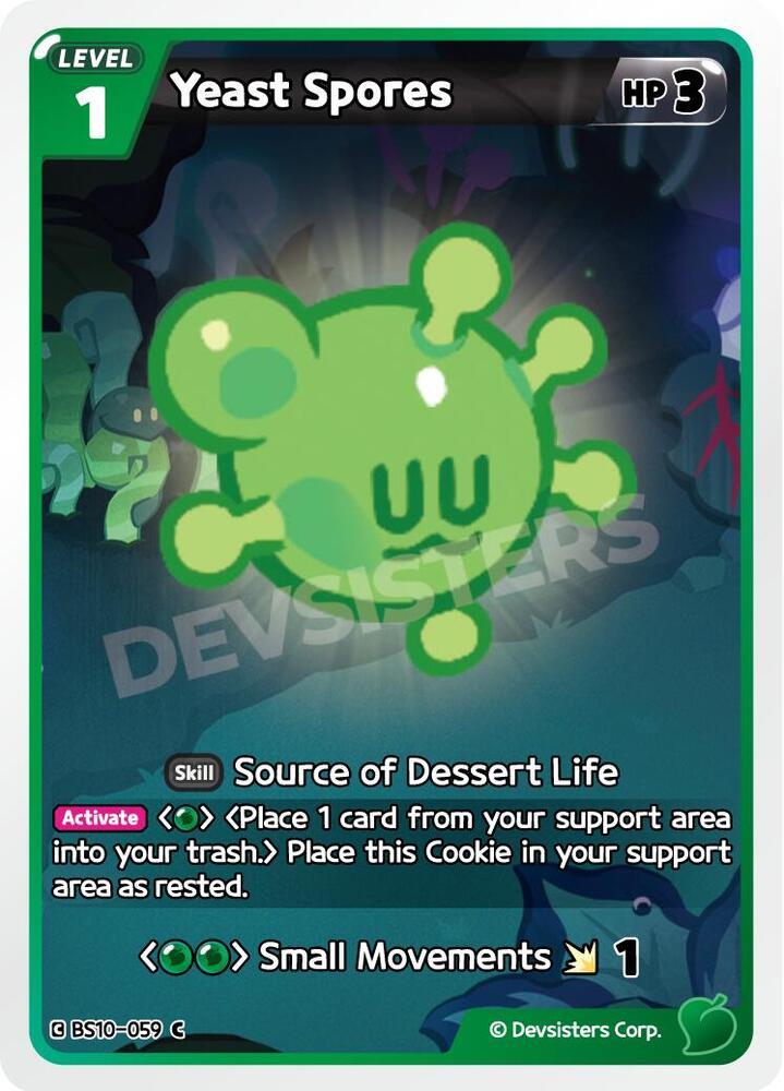 Yeast Spores - The Dark Enchantress War - CookieRun: Braverse TCG